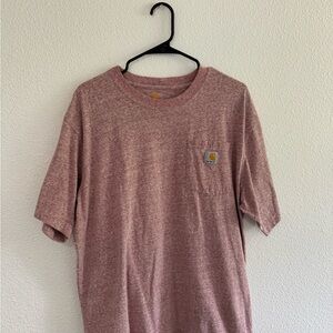 Carhartt Maroon Short-Sleeve Tee